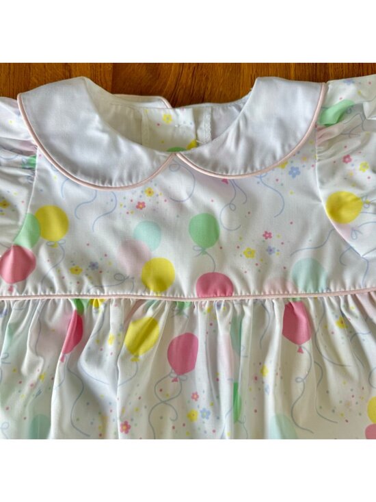 THE BEAUFORT BONNET COMPANY Balloons Romper Girls 2T 2 NEW Holly Day Bubble NWT - Picture 3 of 10